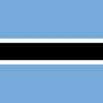 bandera de botswana