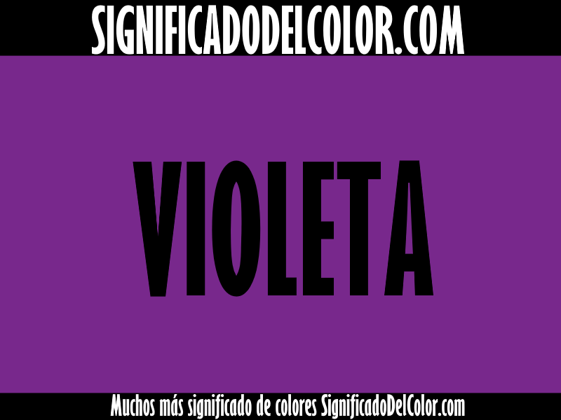 significado del color violeta