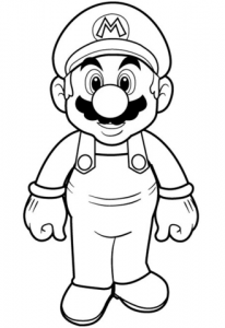 Super Mario para colorear 1
