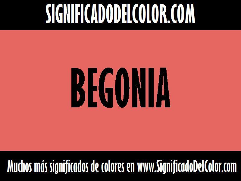 cual es el color Begonia