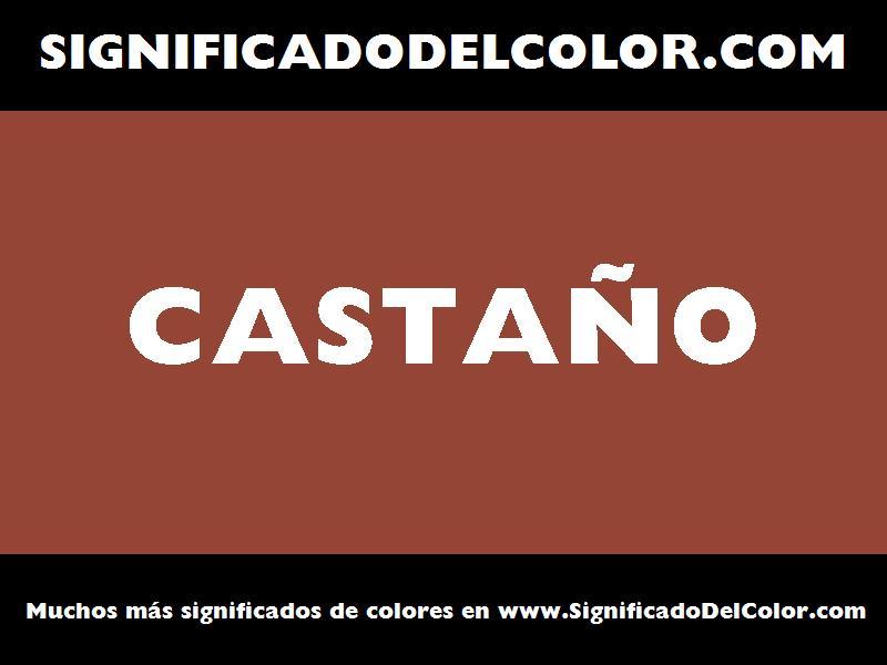 Cual es el color Castaño 【Como es el color Castaño + Ejemplo】