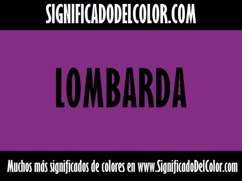cual es el color Lombarda