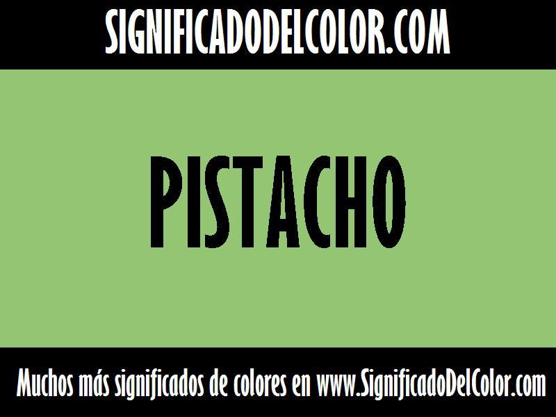 cual es el color Pistacho